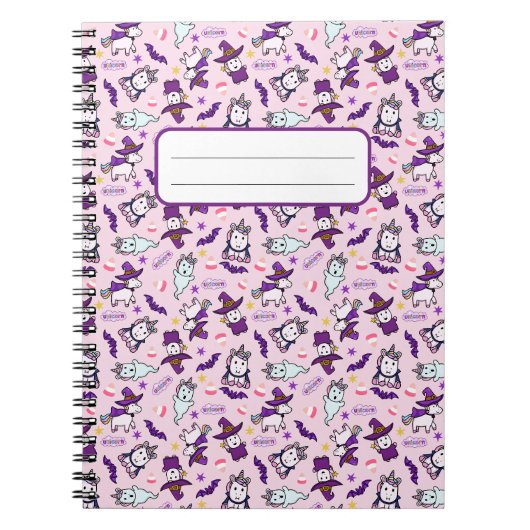 Carnet Unicornes d'Halloween (Devant)