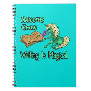 Carnet Unicorns Know Writing Is Magical