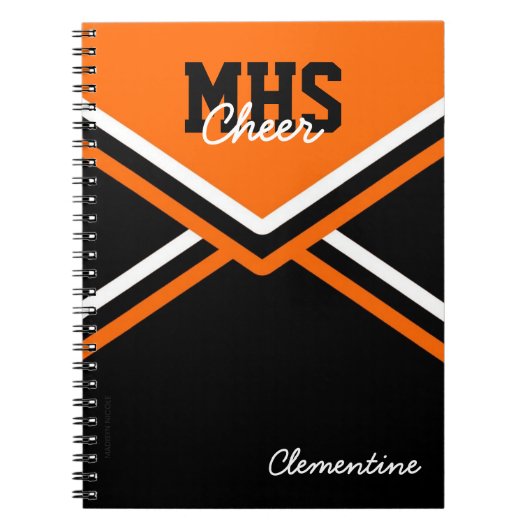Carnet uniforme d'école de pom-pom girl (Devant)