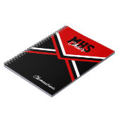 Carnet uniforme d'école de pom-pom girl (Côté gauche)