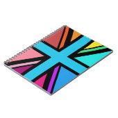 Carnet Union Jack/Drapeau Multicolore+Noir (Côté gauche)