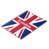 Carnet Union Jack London ~ Drapeau britannique (Côté gauche)