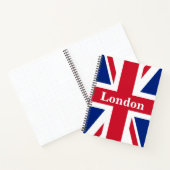 Carnet Union Jack London ~ Drapeau britannique (Intérieur)