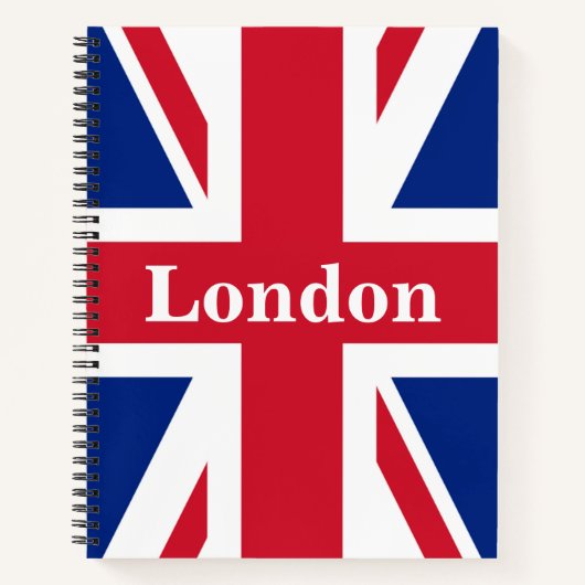 Carnet Union Jack London ~ Drapeau britannique (Devant)