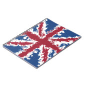 Carnet Union Jack peint Art britannique (Côté gauche)