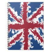 Carnet Union Jack peint Art britannique (Devant)