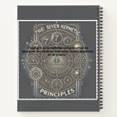 Carnet unique avec principes hermétiques Imprimer (Dos)