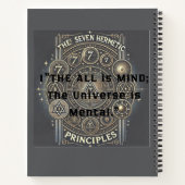 Carnet unique avec principes hermétiques Imprimer (Dos)