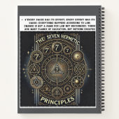 Carnet unique avec principes hermétiques Imprimer (Dos)