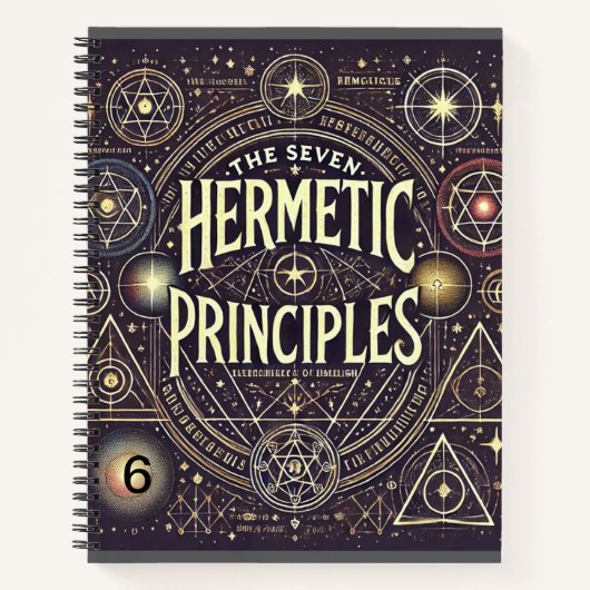 Carnet unique avec principes hermétiques Imprimer (Devant)