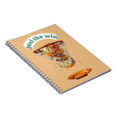 Carnet Unique basketball lover gifts peel the win (Côté Droit)