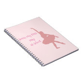 Carnet Unique école à thème Ballerina (Côté Droit)