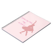 Carnet Unique école à thème Ballerina (Côté gauche)