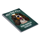 Carnet Unique King Charles Cavalier visage de chien moche (Côté Droit)