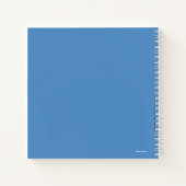 Carnet Unique la licorne debout Fière (Dos)