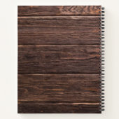 Carnet Unique Rustique Moderne Heureusement Jamais Après  (Dos)