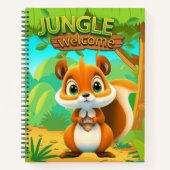 Carnet Unique Squirrel Wildlife Nature Safari Character🐿 (Devant)