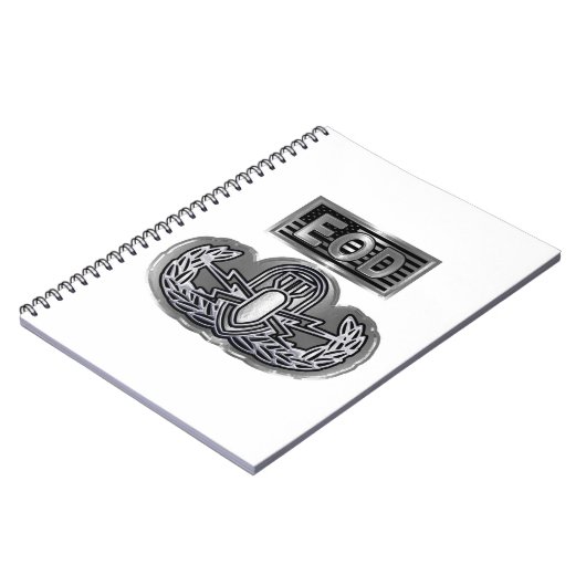 Carnet Uniquely Designed Commemorative EOD (Côté gauche)