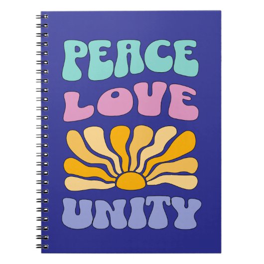 Carnet Unité de l'amour pour la paix (Devant)