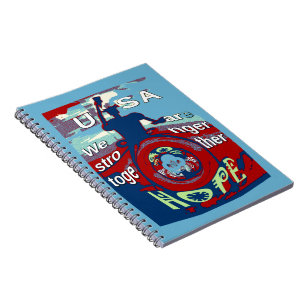 Carnet United in Hope : Stronger Together - USA Art Print