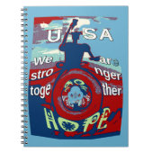 Carnet United in Hope : Stronger Together - USA Art Print (Devant)