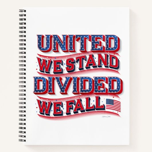 Carnet United We Stand, Diviated We Fall Sketchbook (Devant)