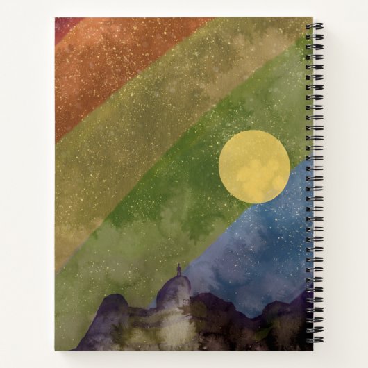 Carnet Univers arc-en-ciel (Dos)