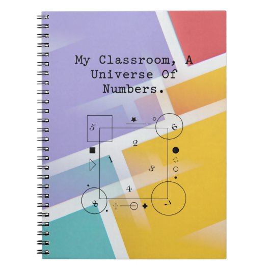 Carnet Univers classe de nombres | Monde des maths (Devant)
