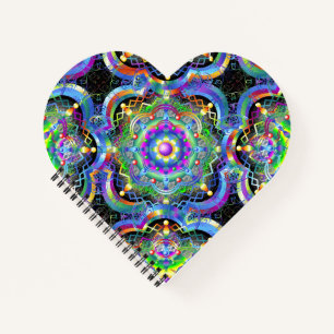 Carnet Univers Mandala Couleurs Psychédéliques