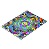 Carnet Univers Mandala Couleurs Psychédéliques (Côté gauche)
