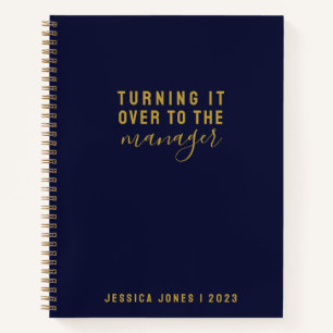 Carnet Universal Manager Elegant Blue Law of Attraction