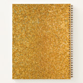 Carnet Universal Manager Parties scintillant Gold stylish (Dos)