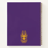 Carnet Université d'Albany Chef de la mascotte Great Dane (Dos)