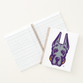 Carnet Université d'Albany Chef de la mascotte Great Dane (Intérieur)