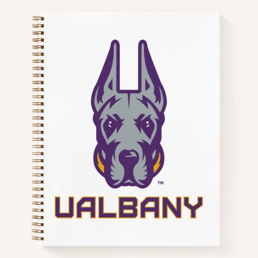 Carnet Université d'Albany Great Danes (Devant)