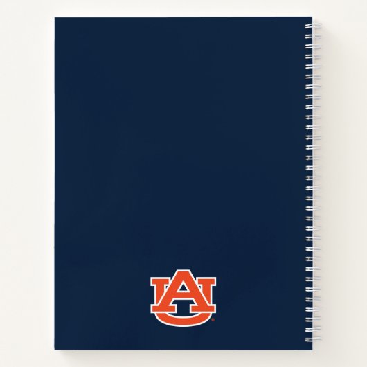 Carnet Université d'Auburn | Auburn UA Logo (Dos)