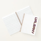 Carnet Université de Albany Wordmark (Intérieur)