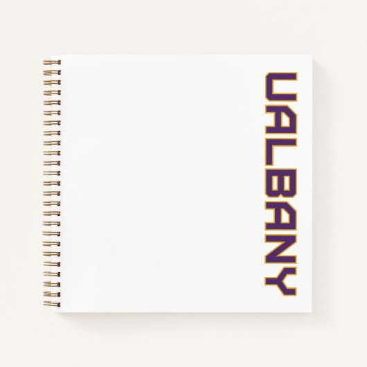 Carnet Université de Albany Wordmark (Devant)