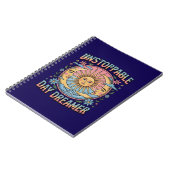 Carnet Unstoppable Daydreamer Sun Moon Retro Design  (Côté gauche)