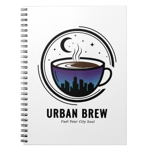 Carnet Urban Brew City Skyline Coffee (Devant)