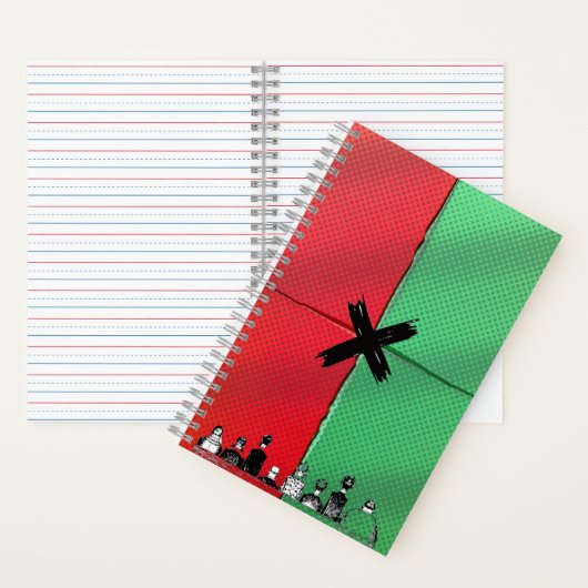 Carnet Urban Pop Crowd Retro Notebook (À l'intérieur)