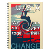 Carnet USA Change : Un design uni plus fort (Devant)