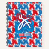CARNET USA/EEUU FLAG SIMPLIFIED TEXT BY MASANSER PIXELAT (Devant)