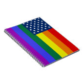 Carnet USA Rainbow Pride (Côté Droit)