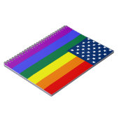 Carnet USA Rainbow Pride (Côté gauche)