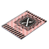 Carnet Ustensiles de couleurs personnalisées emblème Chef (Côté gauche)