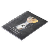 Carnet Ustensiles de cuisine personnalisés Pot Recette (Côté gauche)