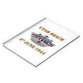 Carnet Utah Beach 6e June 1944 (Côté gauche)