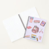Carnet ute Pink Unicorn School Supplies Collection (Intérieur)