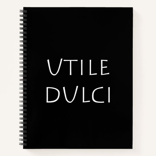 Carnet Utile dulci (Devant)